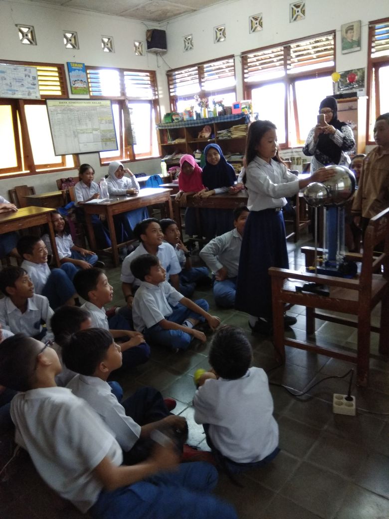 Percobaan Listrik Siswa Kelas IVA SD Negeri Percobaan 2 Sleman Yogyakarta